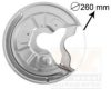 VAN WEZEL 7622374 Splash Panel, brake disc
